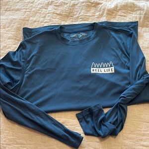 Reel Life Men's Blue Long Sleeve Tee BUNDLE
